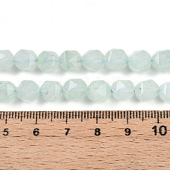 Gefärbt natürlichen weißen Jade Perlen Stränge&nbsp;G-T139-8mm-46J