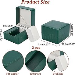 Scatole per orologi in pelle pu&nbsp;CON-WH0086-031B