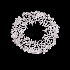 Corona de navidad marco acero al carbono corte muere plantillas&nbsp;DIY-F028-07