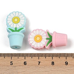 Blumen-Fokusperlen aus lebensmittelechtem Silikon&nbsp;SIL-A011-03A