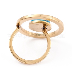 Anelli in acciaio inossidabile 304 placcati ioni (ip)&nbsp;RJEW-Z008-11B-G