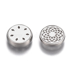 304 Edelstahl Diffusor Medaillon Aromatherapie ätherisches Öl&nbsp;AJEW-N025-09P