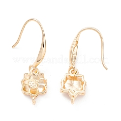 Cremagliera in ottone placcatura ganci orecchino&nbsp;KK-D069-13G-01-RS