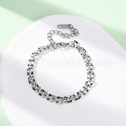 Panther-Kettenarmbänder aus 304er Edelstahl für Damen&nbsp;BJEW-R027-07P