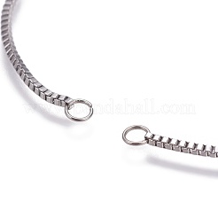 Fabrication de bracelet coulissant en acier inoxydable résistant au ternissement&nbsp;AJEW-JB00478-02