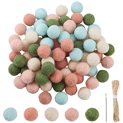 80 pallina di feltro di lana&nbsp;DIY-SC0034-05A