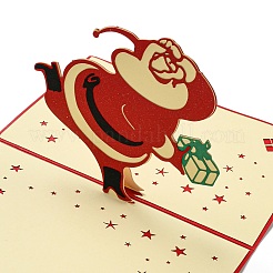 Tarjeta de felicitación de papel emergente 3d.&nbsp;AJEW-P124-A04