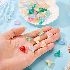 50pcs transparente Glasanhänger&nbsp;PALLOY-TAC0277