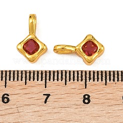 Ottone micro spianare pendenti zirconi&nbsp;KK-H263-04G