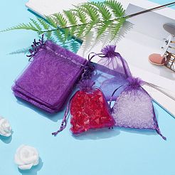 Organza-Geschenktüten mit Kordelzug&nbsp;OP-R016-9x12cm-20