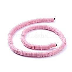 Perle piatte tonde polimero a mano di argilla&nbsp;CLAY-R067-8.0mm-26