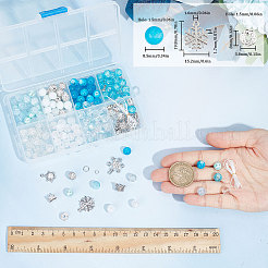 DIY-Set zur Herstellung von Schneeflocken-Armbändern&nbsp;BJEW-SC0001-08