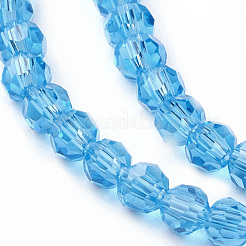 Chapelets de perles en verre&nbsp;EGLA-J042-4mm-07