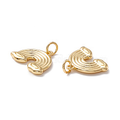 Pendentifs de placage en laiton&nbsp;KK-M221-03G-RS