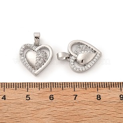 Colgante micropavé cubic zirconia de latón&nbsp;KK-G533-24P