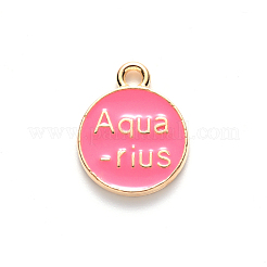 Pendentifs d'émail en alliage&nbsp;LS-ENAM-S124-01A-03J