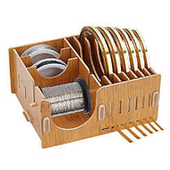 DIY-Klebebandspender aus Kupferfolie aus Holz&nbsp;AJEW-WH0270-375B