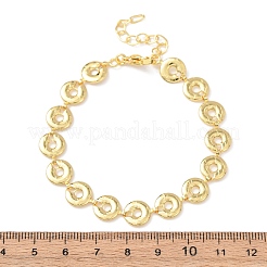 Messing-Gliederkettenarmbänder für Frauen&nbsp;BJEW-C140-09G