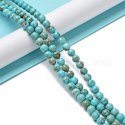 Fili di perline howlite naturale&nbsp;G-E604-B03-A