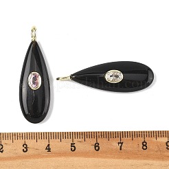 Natürlichen Obsidian Anhänger&nbsp;G-D357-03D