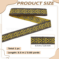 3.5 m langes Polyesterband im Ethno-Stil&nbsp;OCOR-LP0004-16B