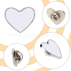 10 jeu d'épingles à broche vierges pour sublimation&nbsp;FIND-SP0004-08C