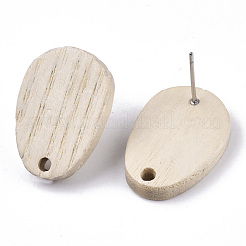 Zedernholz Ohrstecker Zubehör&nbsp;X-MAK-N033-003