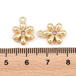 Strassanhänger aus Legierung mit Gestellbeschichtung&nbsp;PALLOY-T096-08G-04