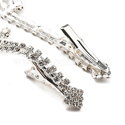 Cadena para el cabello con rhinestone de aleación&nbsp;LS-OHAR-M044-02D-S
