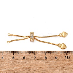 Herstellung eines Schiebearmbands aus Messing mit Zirkonia und Kunstperle&nbsp;KK-A214-33G