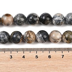 Stränge aus natürlichen schwarzen afrikanischen Opalperlen&nbsp;G-H351-A01-01