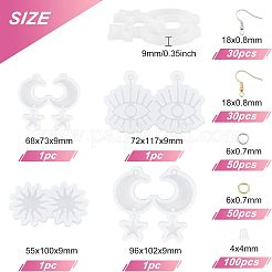 4 moule en silicone pour pendentif œil&nbsp;DIY-FG0002-91