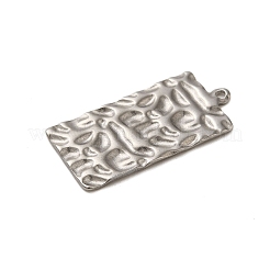Pendentifs texturés en acier inoxydable 304&nbsp;STAS-G344-03B-P