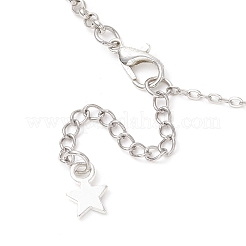Colgante de cruz de turquesa sintética teñida y perla de concha redonda&nbsp;NJEW-JN05793