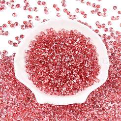 6/0 vernice da forno trasparente perline di vetro con frange&nbsp;SEED-N006-06F