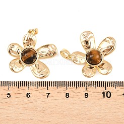 Natürlichen Tigerauge Anhänger&nbsp;KK-H538-14G