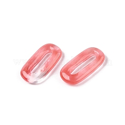 Ovale Anhänger aus Kirschquarzglas&nbsp;G-N342-105D