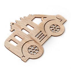 Tema navideño madera natural grandes colgantes&nbsp;WOOD-B001-06