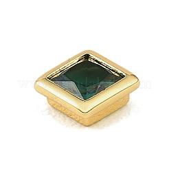 Cabujones de circonita cúbica pavé de latón&nbsp;CU-CBA30E8-05G-04