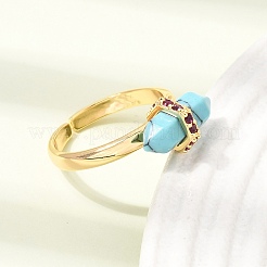 Anillos manguitos turquesas sintéticas&nbsp;GG-CBA0B5A-03G-01