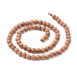 Chapelets de perles en bois&nbsp;X-WOOD-F008-03-B