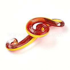 Handgefertigte Goldsand Murano große Anhänger&nbsp;LAMP-T023-08