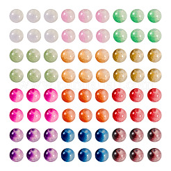 300 Stück 12 Farben Crackle-Backfarbe Imitations-Jade-Glasperlen-Set&nbsp;DGLA-TA0001-05