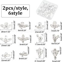 12 pz 6 stili cuce su strass&nbsp;RGLA-FG0001-04