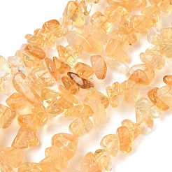 Colliers de perles de citrine naturelle (chauffée)&nbsp;G-K400-A01-8x10