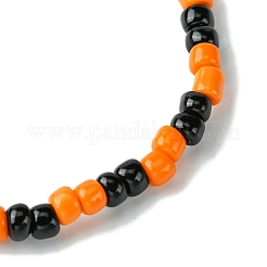 Set di braccialetti elasticizzati con perline di semi di vetro rotondi da 3 pz 3 stili&nbsp;BJEW-JB10749-02