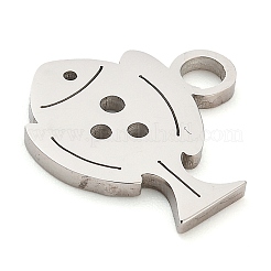 Anlaufgeschützte Anhänger aus 304 Edelstahl&nbsp;STAS-R134-05P