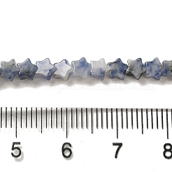 Fili di perle di diaspro macchia blu naturale&nbsp;G-G085-B41-01