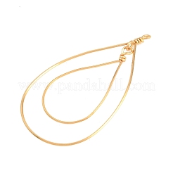 Ciondoli con castone aperto in acciaio inossidabile 304&nbsp;STAS-D264-09G
