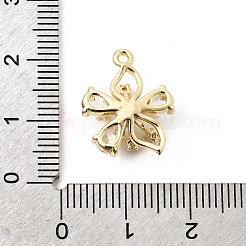 Pendentifs en laiton zircon cubique transparent&nbsp;LS-KK-B179-10G-01